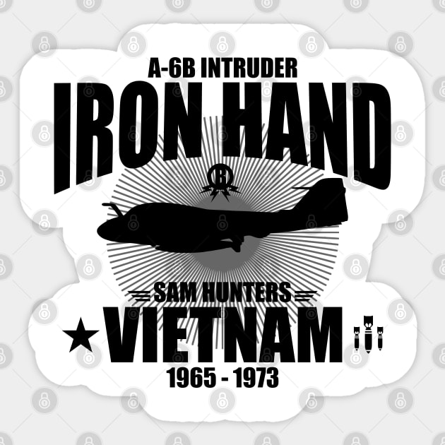 A-6 Intruder Iron Hand Sticker by TCP